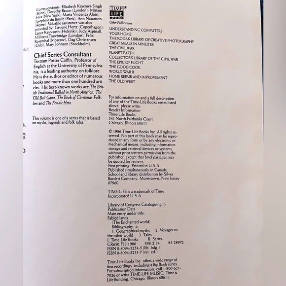 💙💫Time Life The Enchanted Worlds Series “Fabled Lands” Hardback Books💫💙 - Picture 16 of 16